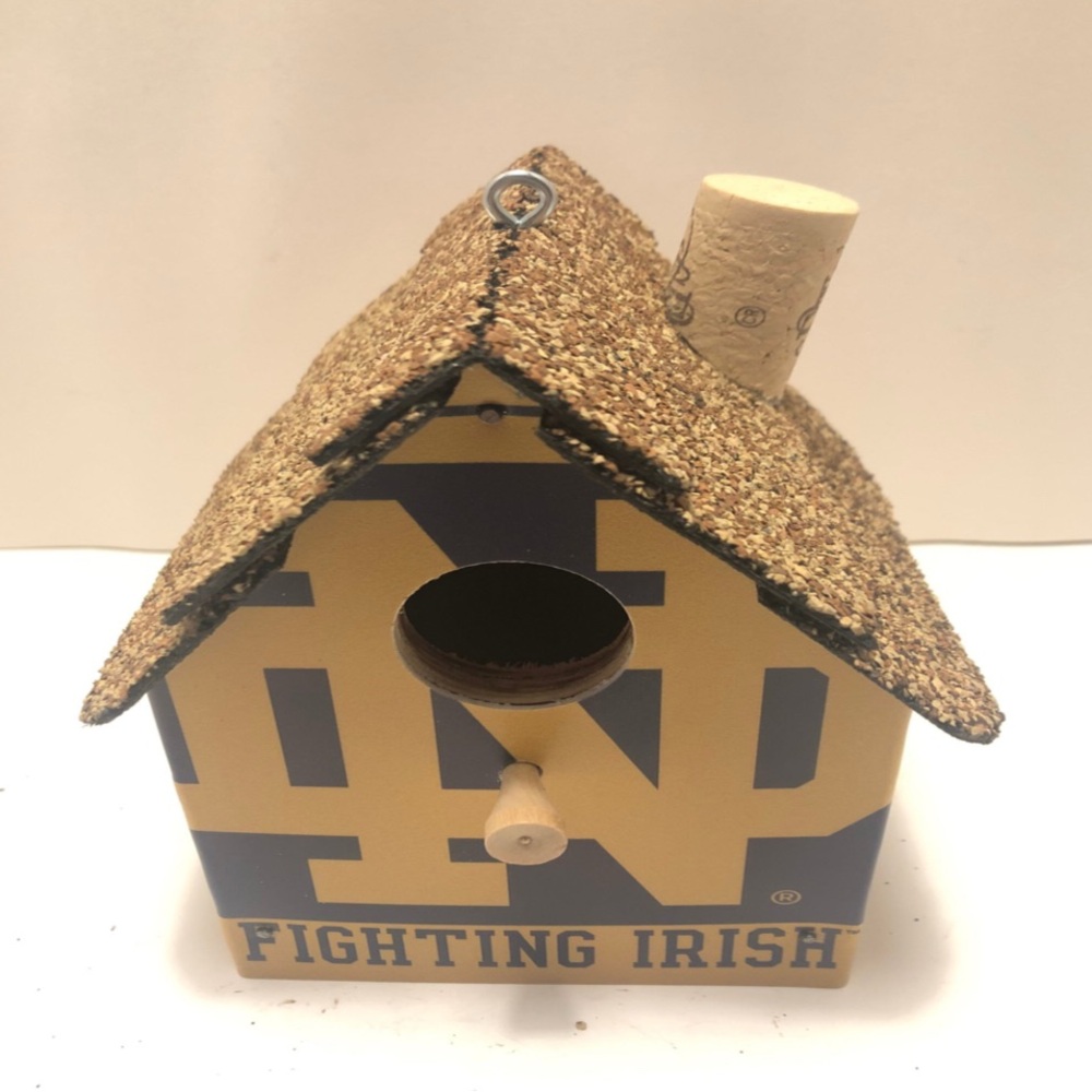 Notre Dame Fighting Irish Birdhouse